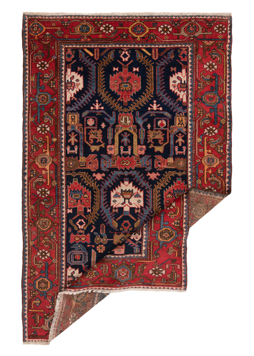 Alfombra persa Hamedan | 194 x 125 cm
