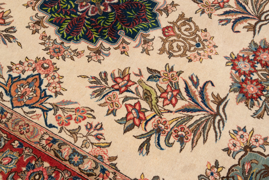 Alfombra persa Qom | 210 x 139 cm