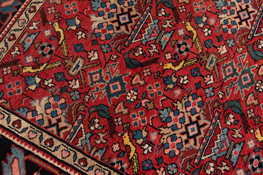 Alfombra persa Hamedan | 226 x 133 cm