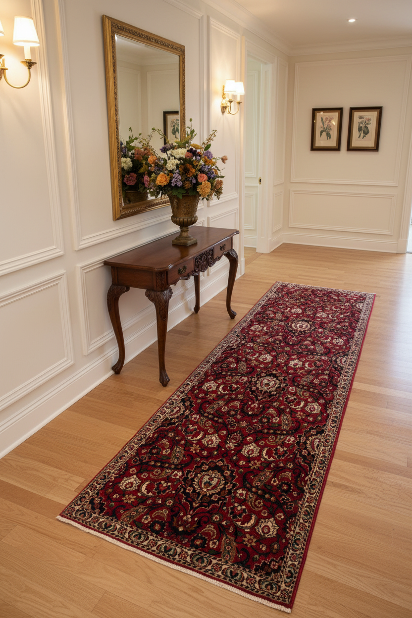 Alfombra persa Mashhad | 277 x 102 cm