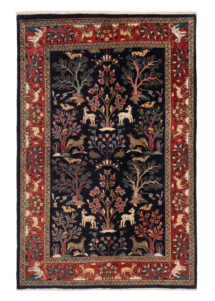 Alfombra persa Qom | 226 x 147 cm