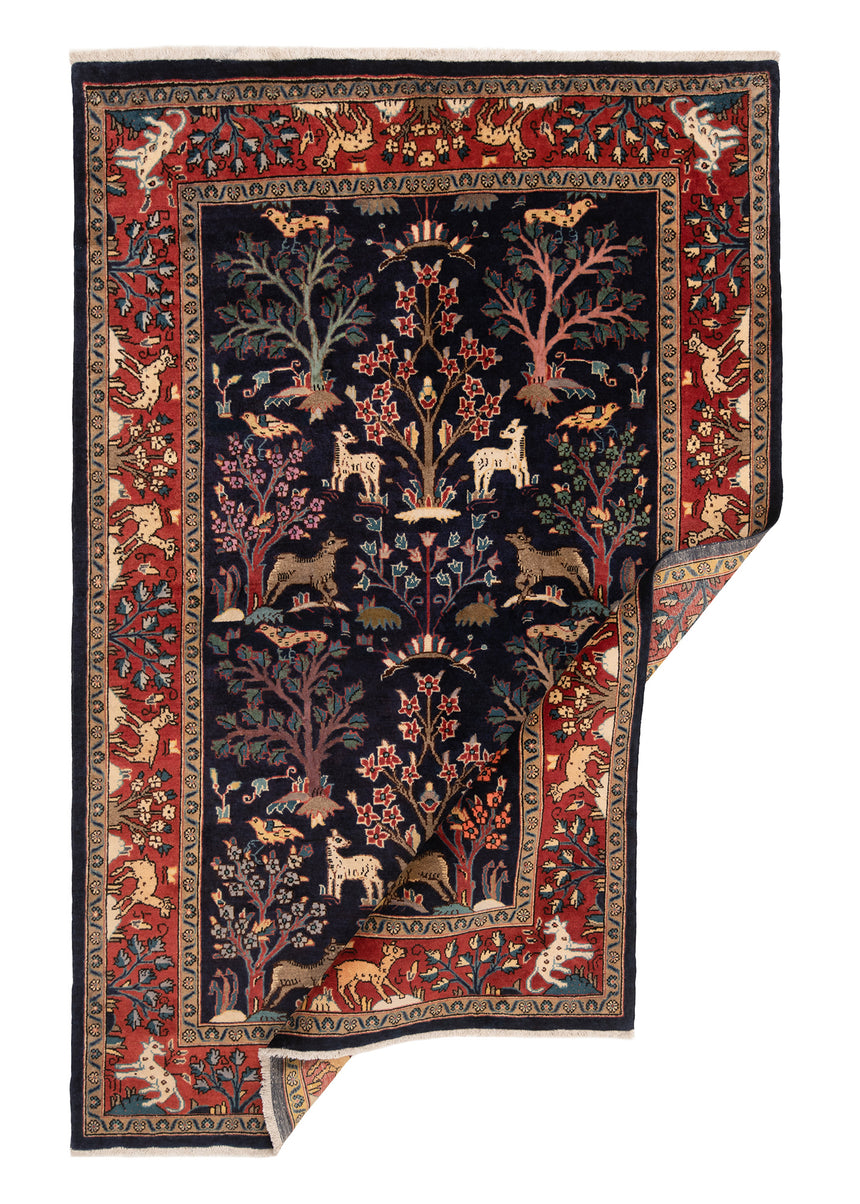 Alfombra persa Qom | 226 x 147 cm
