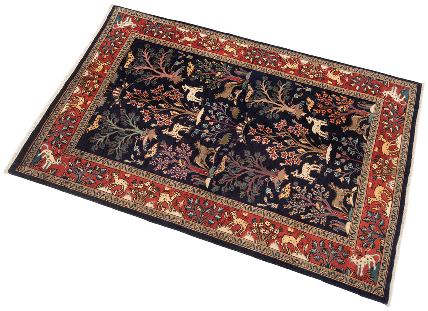 Alfombra persa Qom | 226 x 147 cm