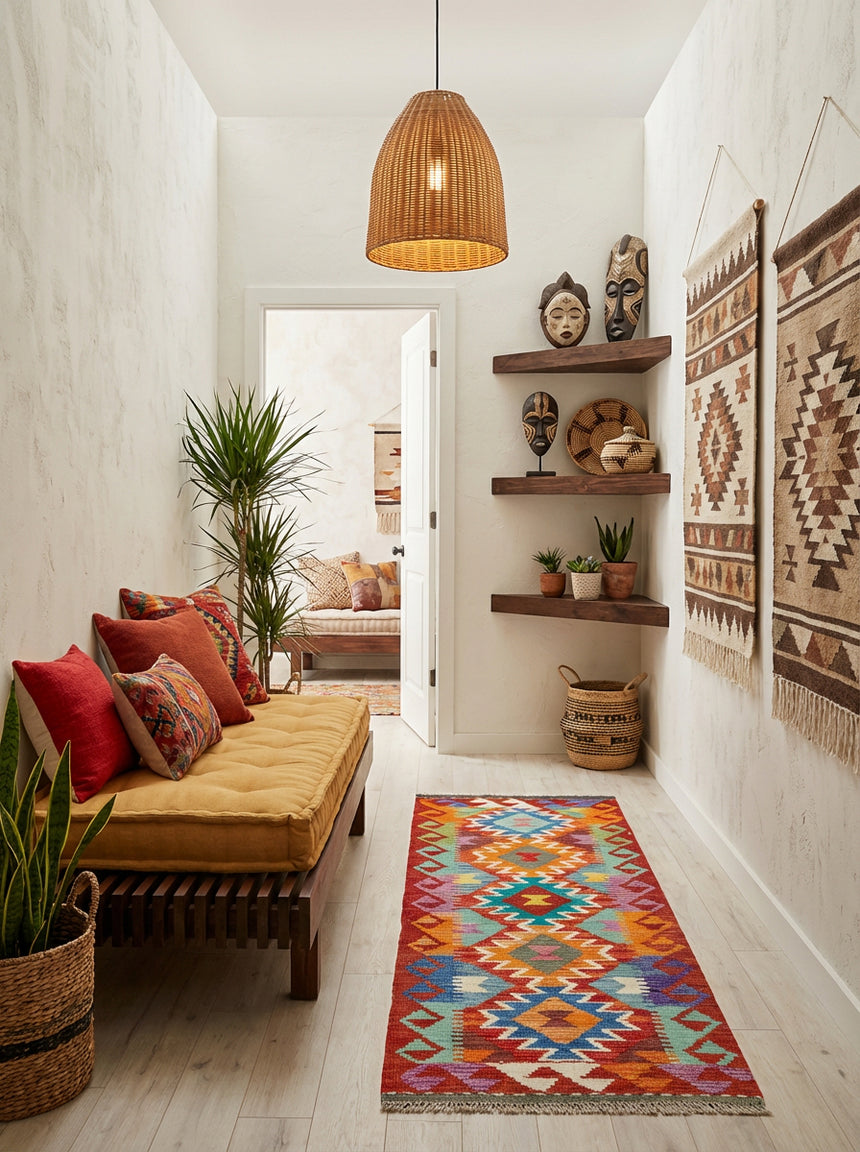 Kilim Afgano | 146 x 47 cm