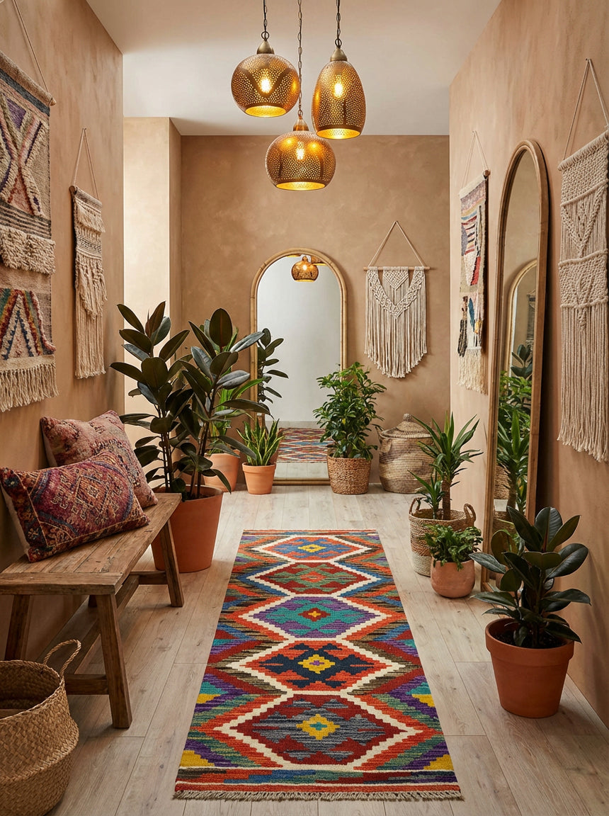 Kilim Afgano | 154 x 56 cm