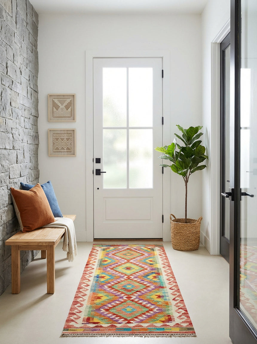 Kilim Afgano | 140 x 52 cm