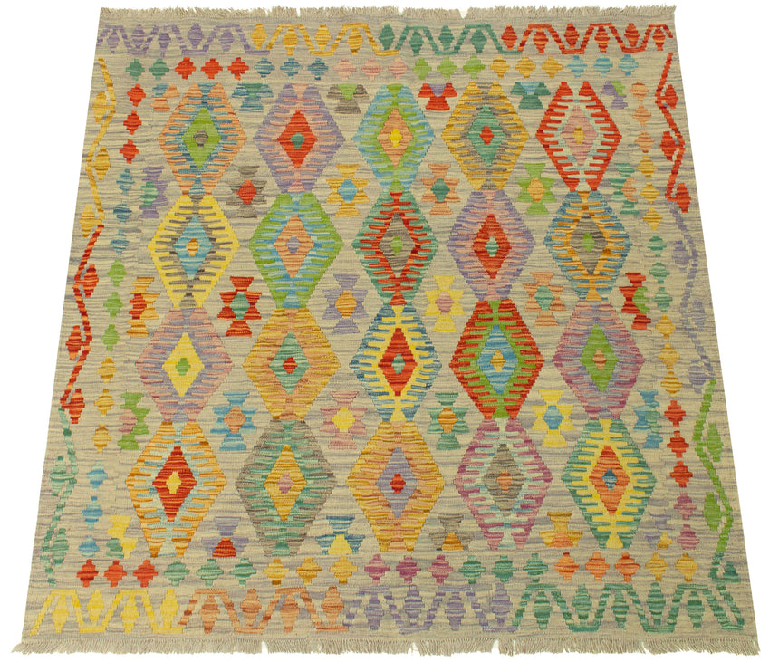 Kilim Afgano | 155 x 155 cm