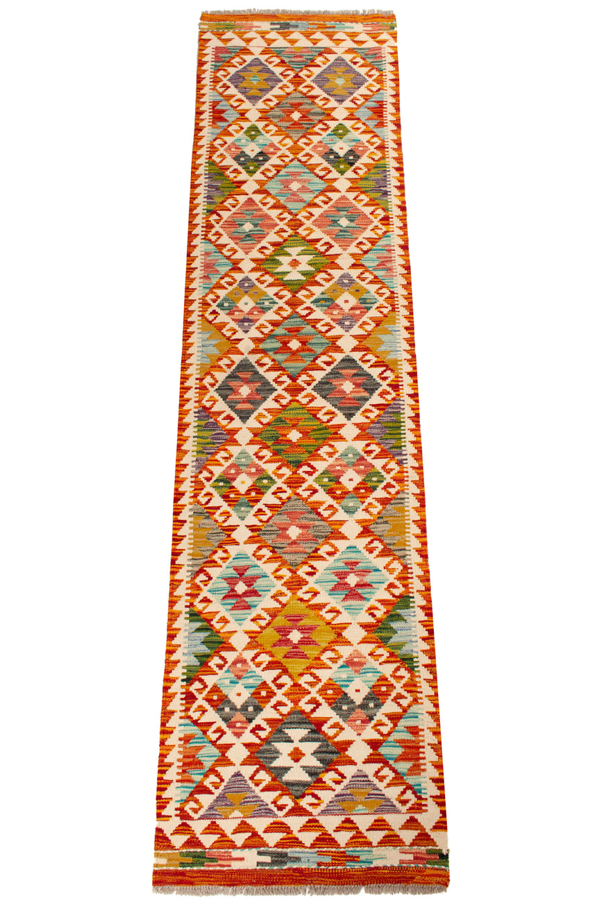 Afghan Kilim | 244 x 61 cm