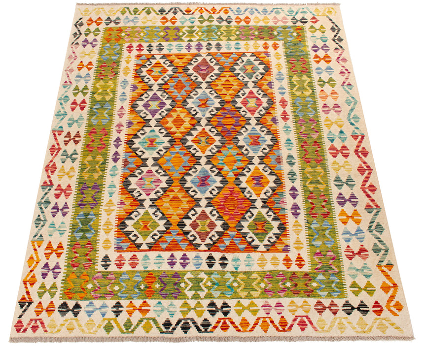Kilim Afgano | 198 x 161 cm