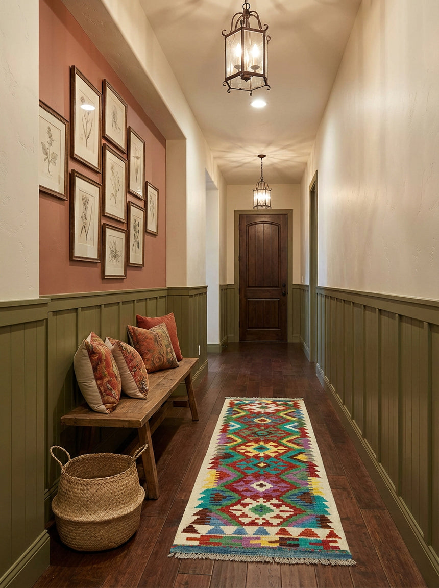 Kilim Afgano | 142 x 49 cm