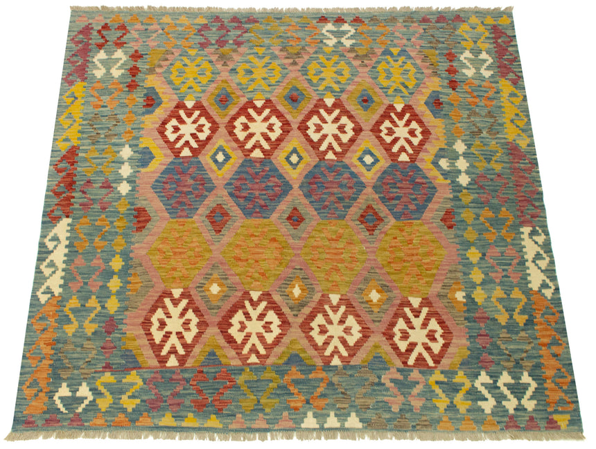 Kilim Afgano | 196 x 203 cm