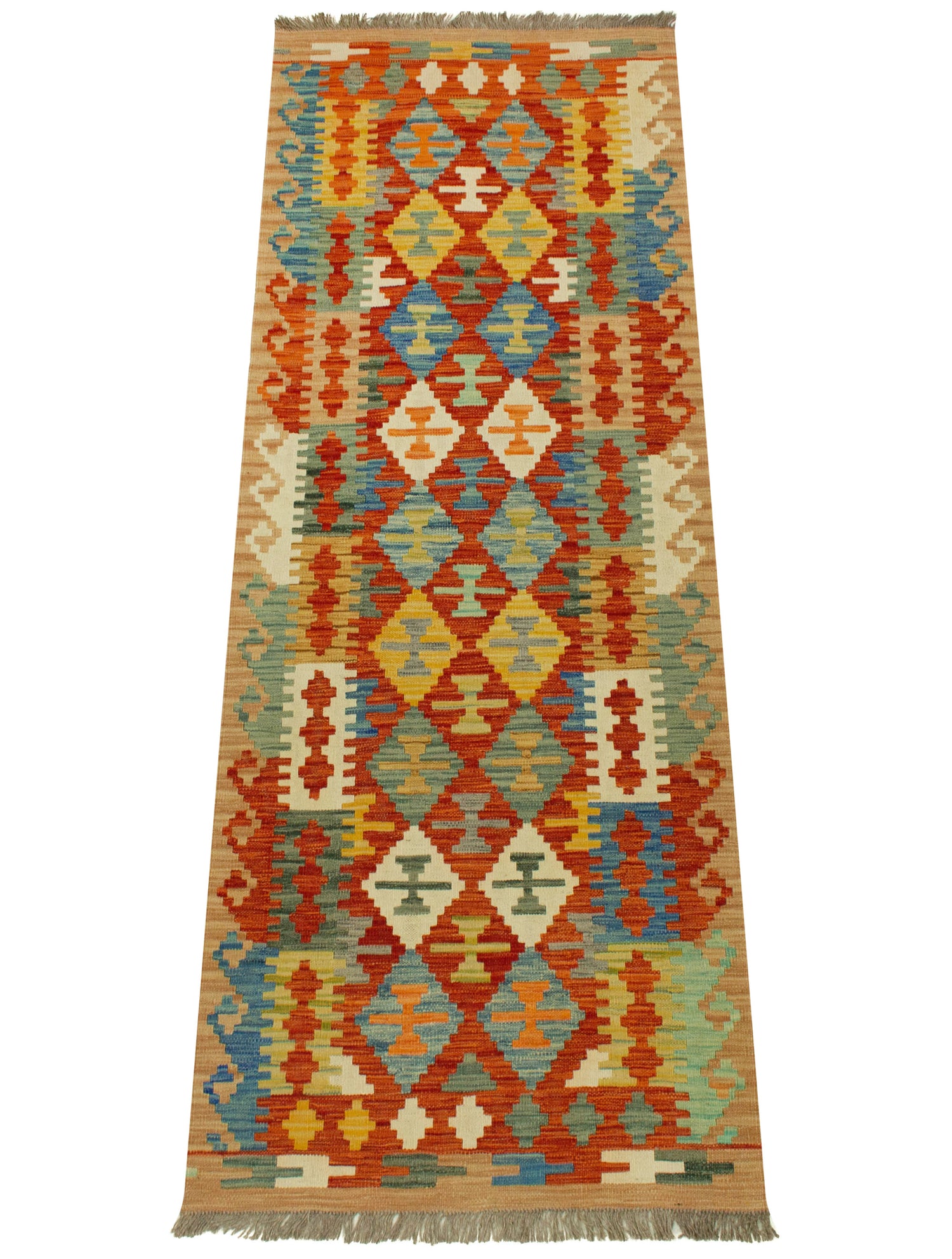 Afghan Kilim | 250 x 89 cm