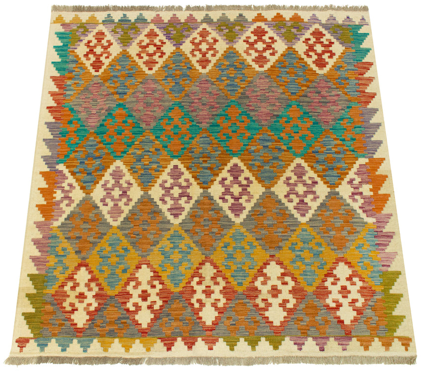 Kilim Afgano | 153 x 147 cm
