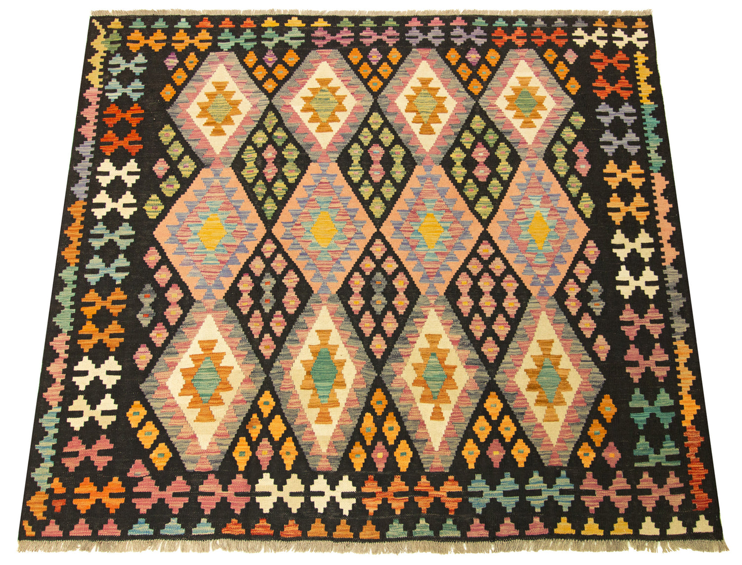 Kilim Afgano | 216 x 191 cm