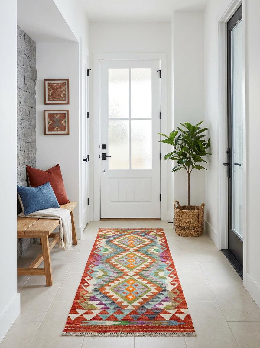 Kilim Afgano | 153 x 55 cm