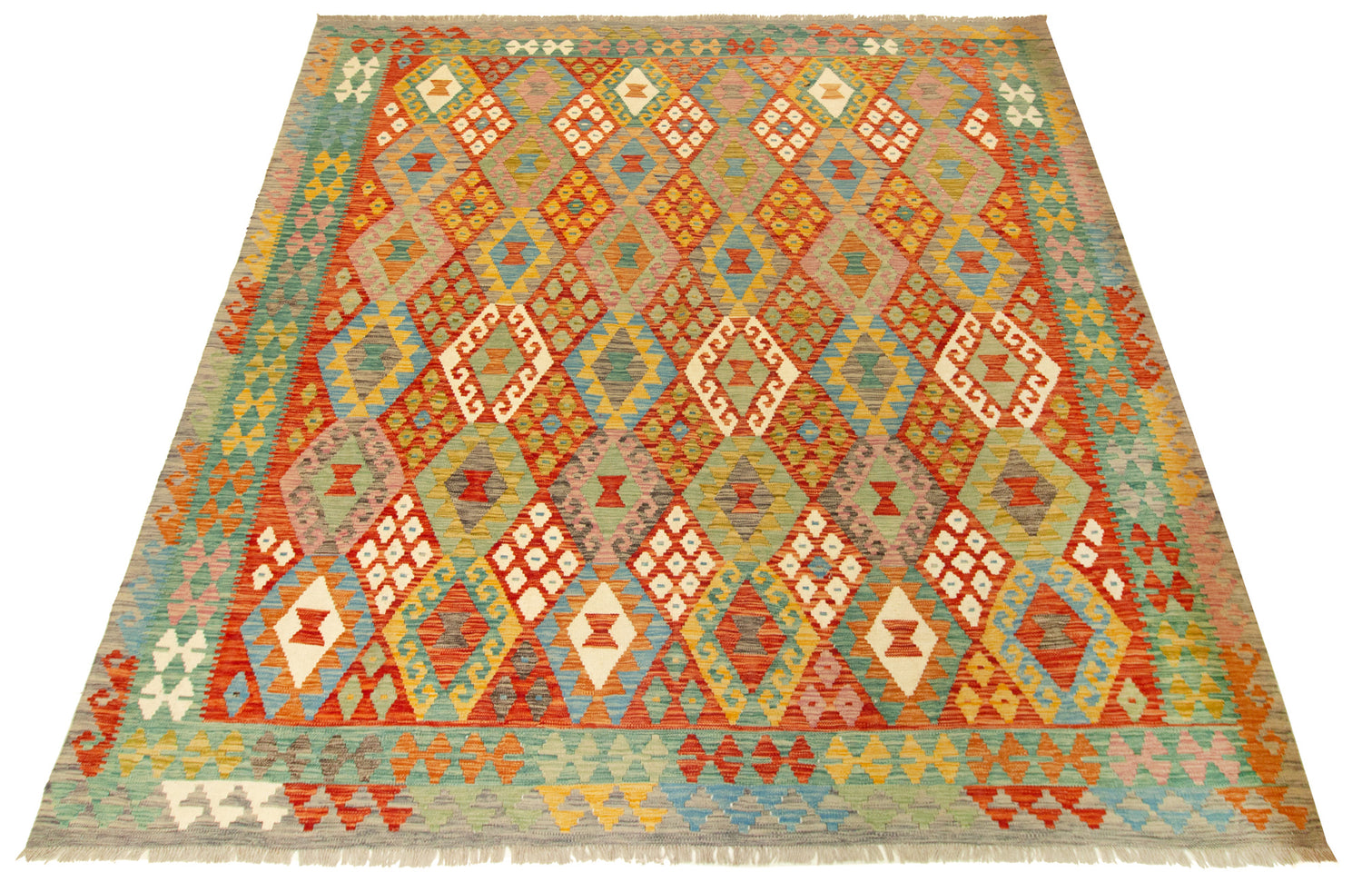 Kilim Afgano | 253 x 246 cm
