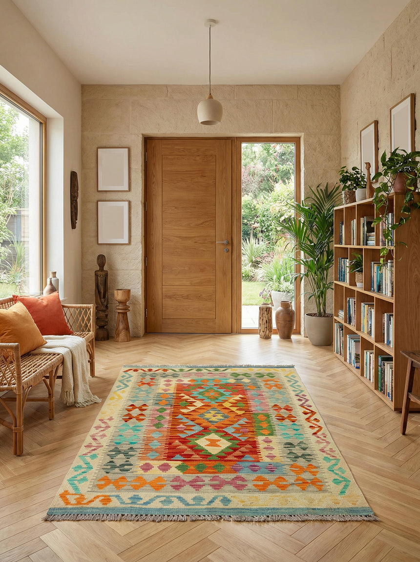 Kilim Afgano | 134 x 95 cm