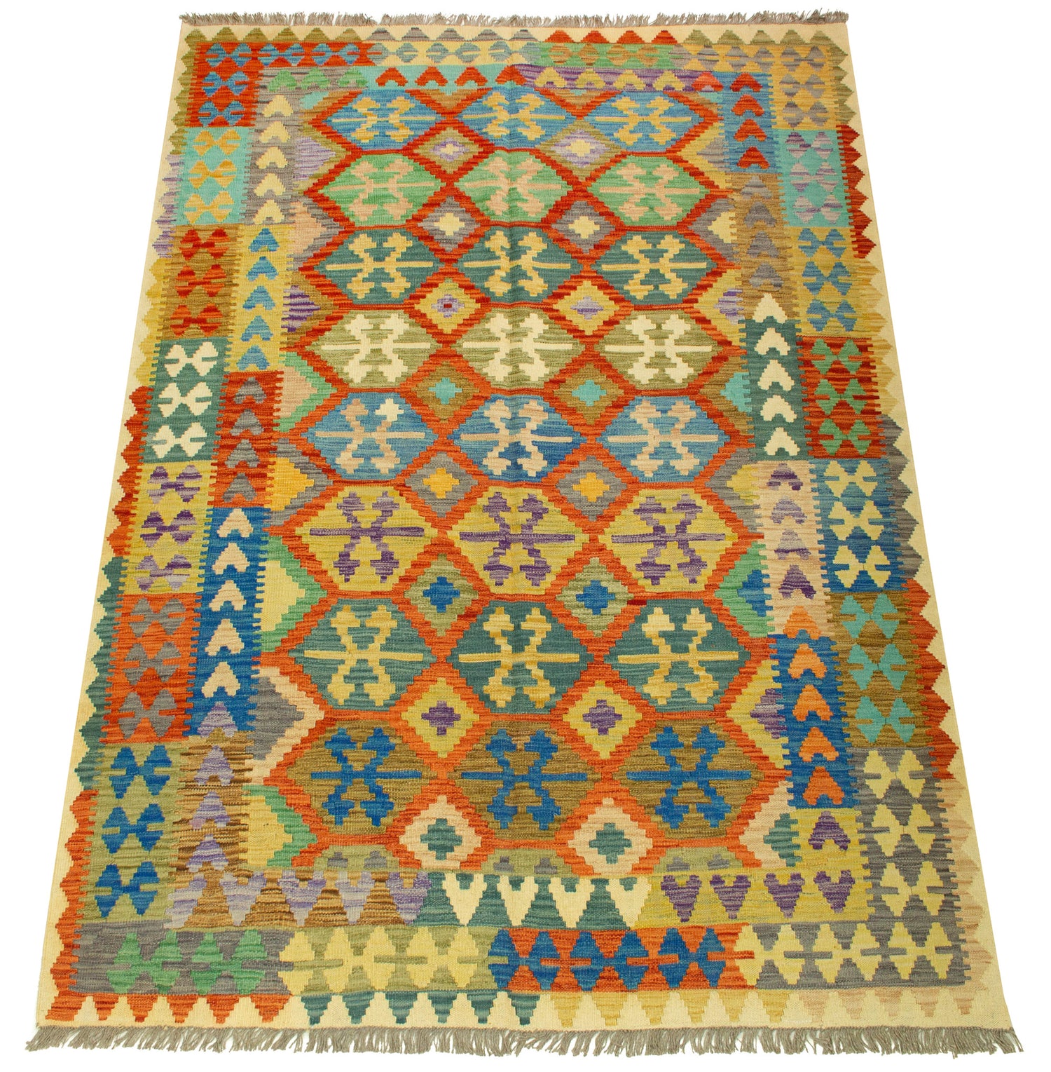 Afghan Kilim | 284 x 200 cm