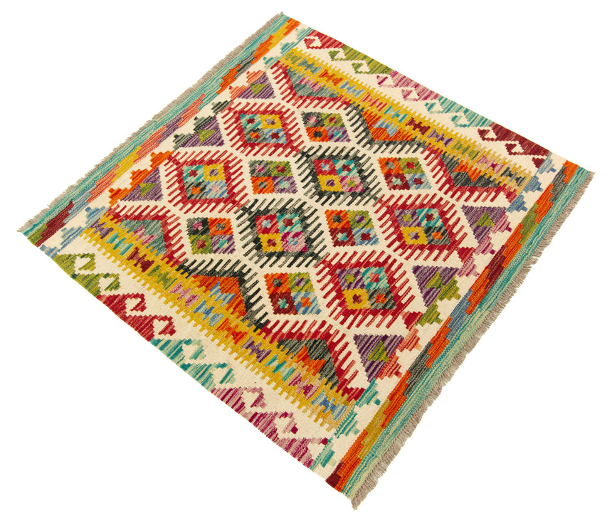 Kilim Afgano | 99 x 98 cm
