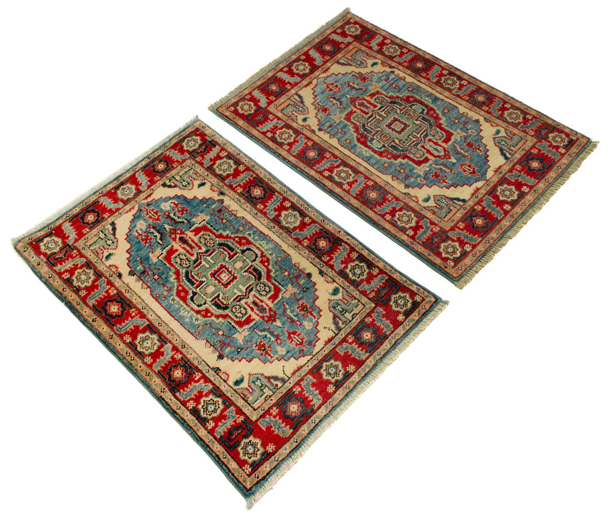 Kazak Rug | 89 x 61 cm (2 pieces)