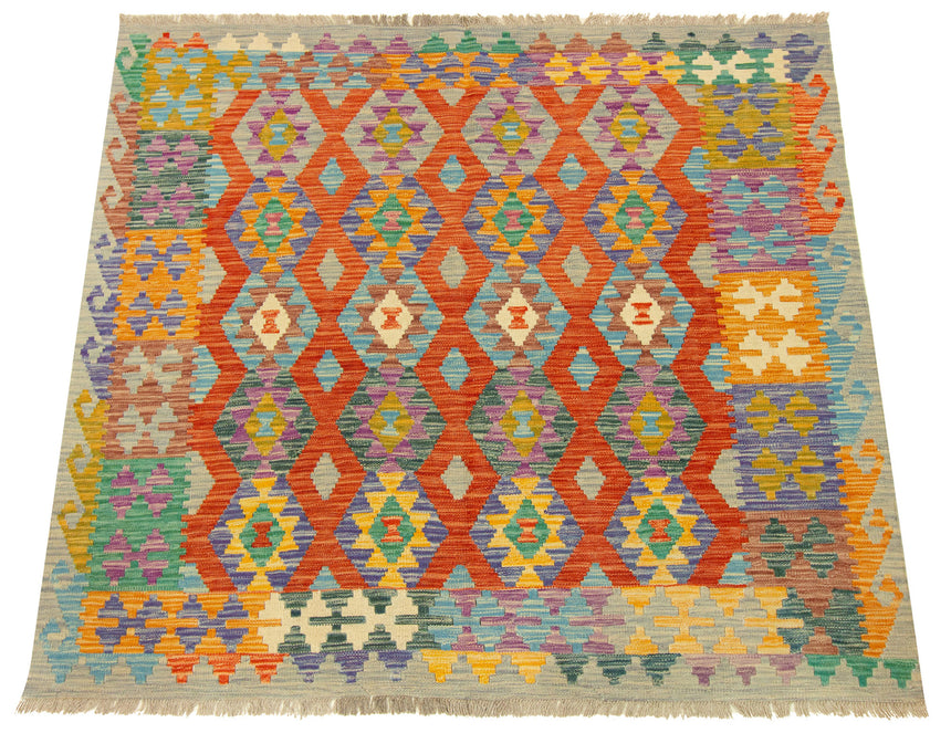 Kilim Afgano | 157 x 150 cm