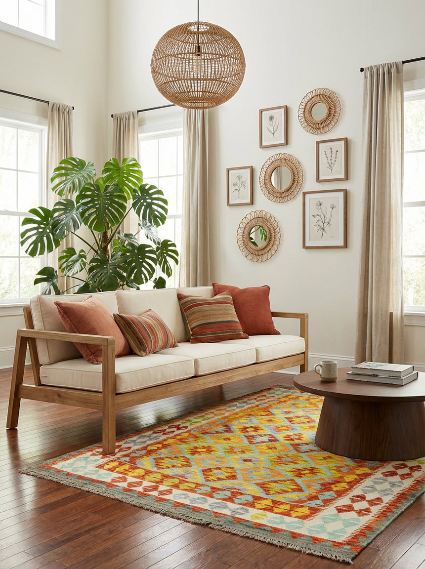 Kilim Afgano | 192 x 146 cm