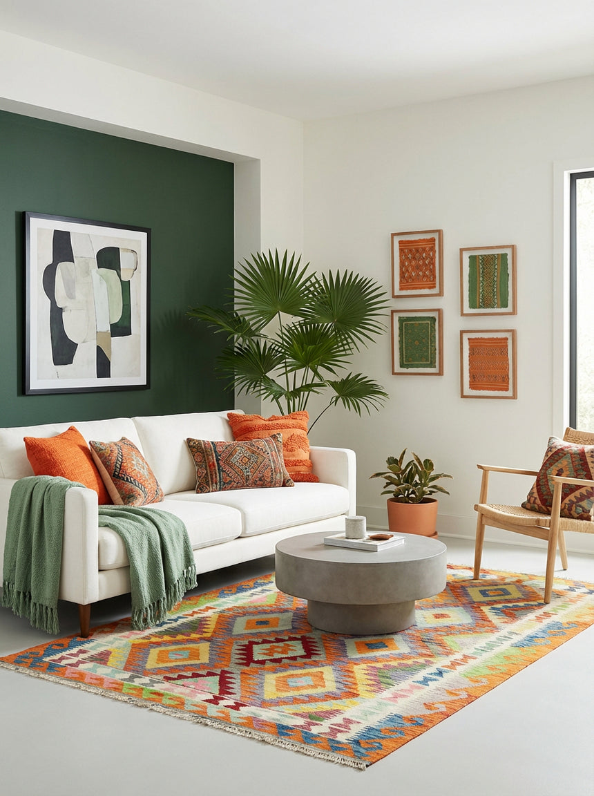 Kilim Afgano | 174 x 131 cm