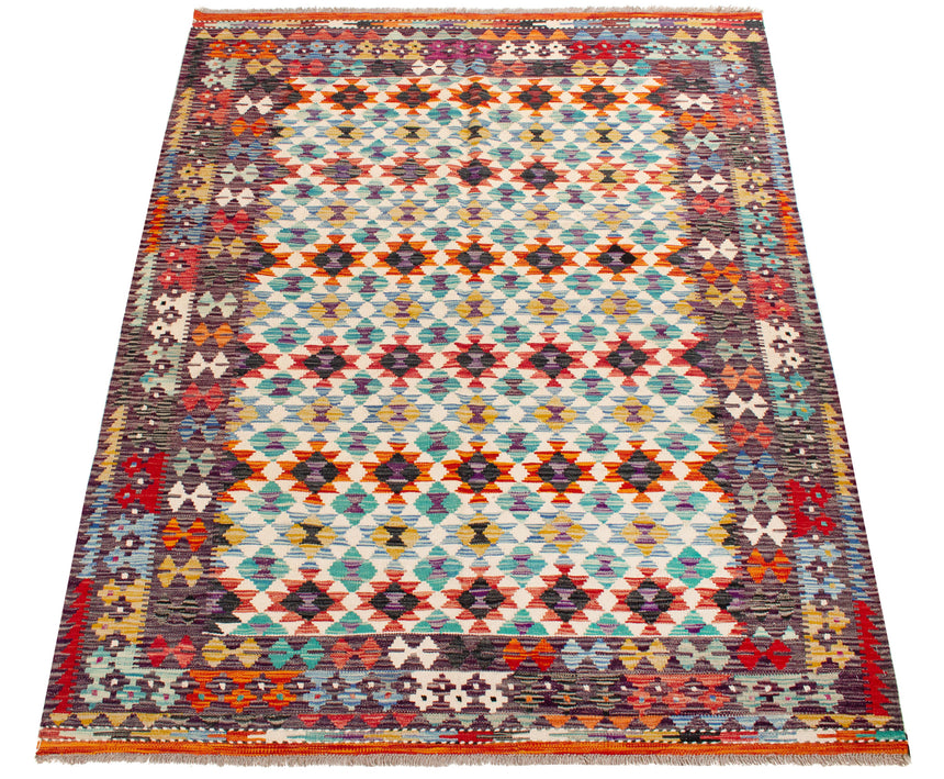 Kilim Afgano | 201 x 157 cm