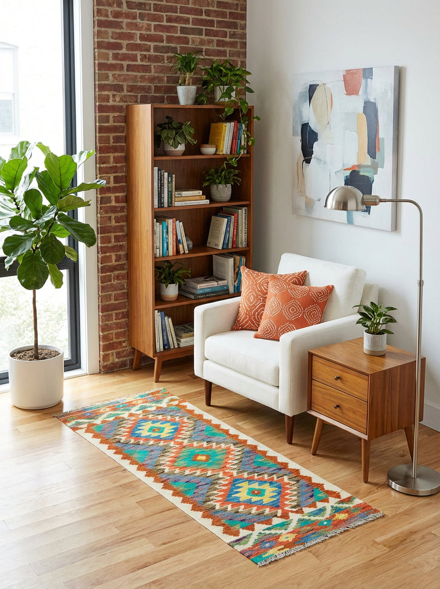 Kilim Afgano | 163 x 53 cm