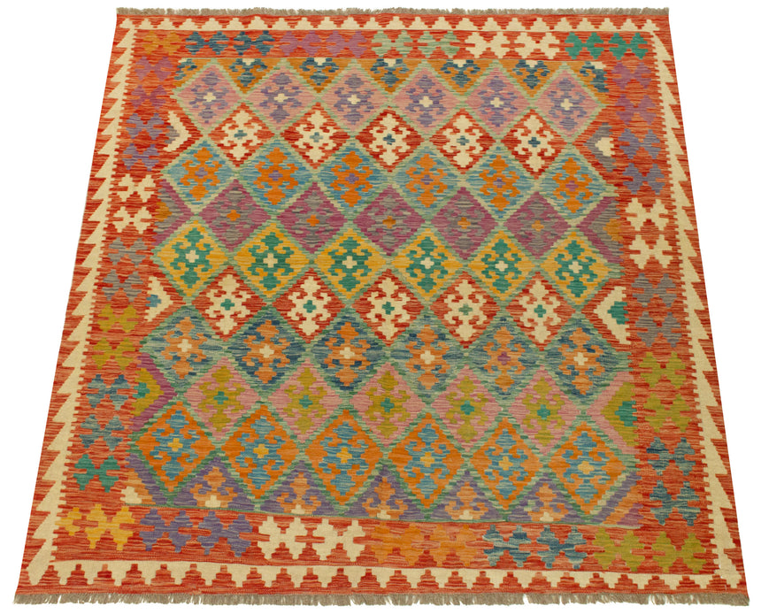 Kilim Afgano | 204 x 200 cm