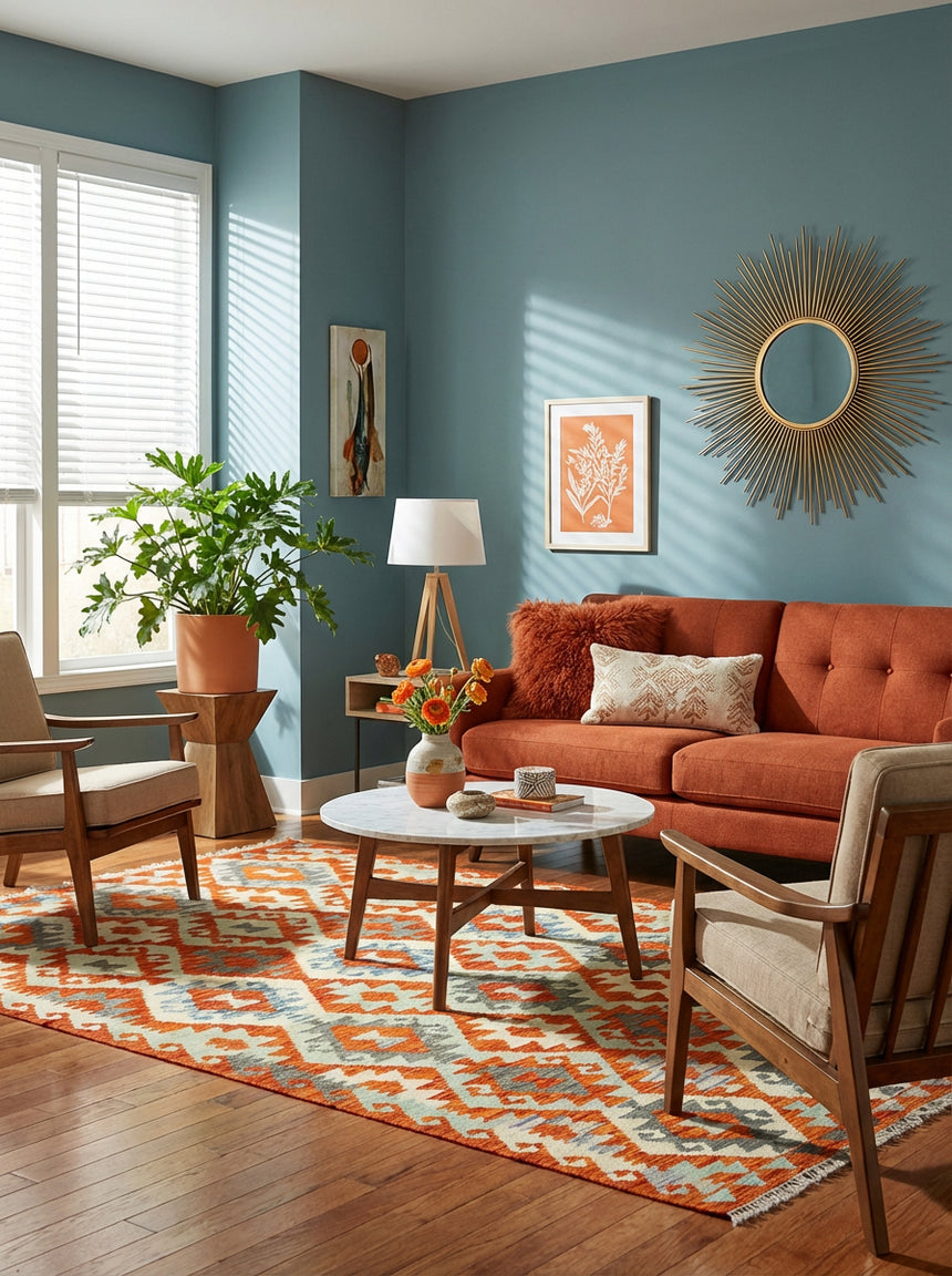 Kilim Afgano | 211 x 104 cm