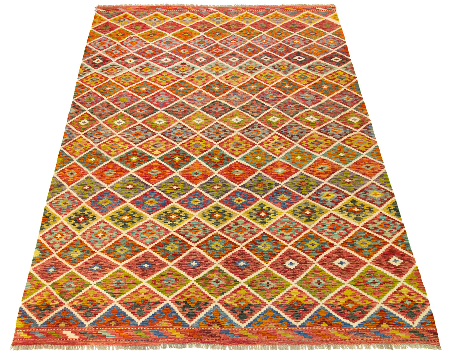 Kilim Afgano | 304 x 253 cm