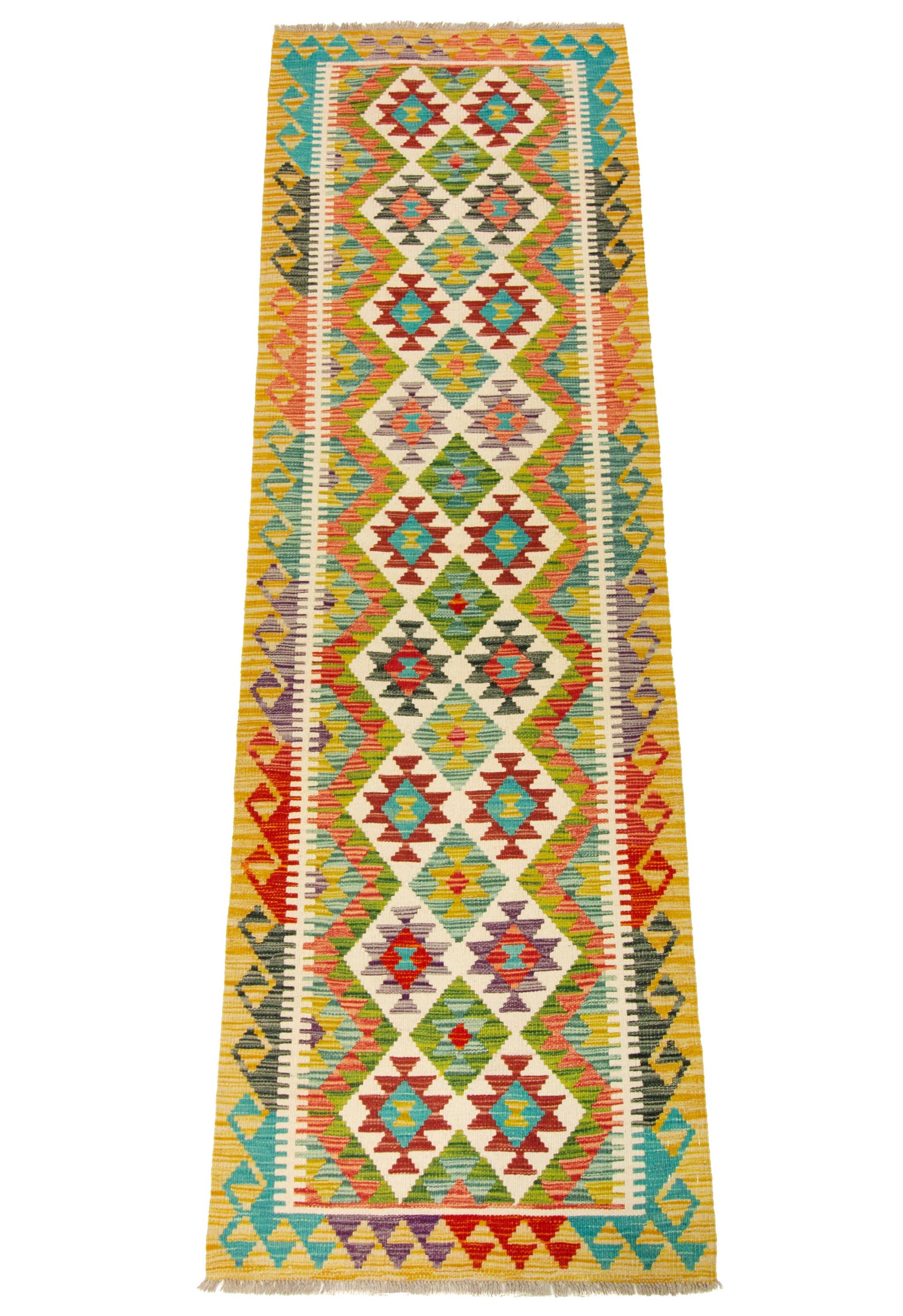 Kilim Afgano | 247 x 79 cm