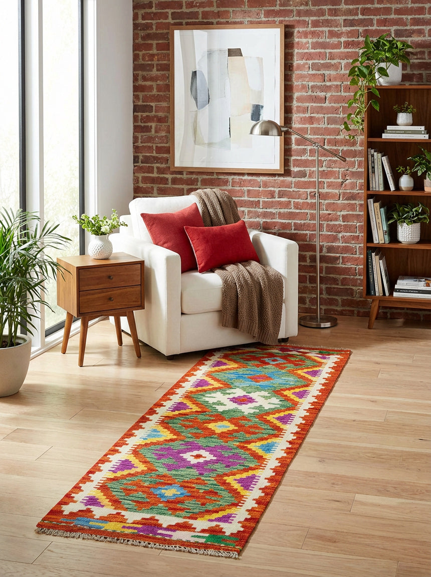 Kilim Afgano | 146 x 48 cm
