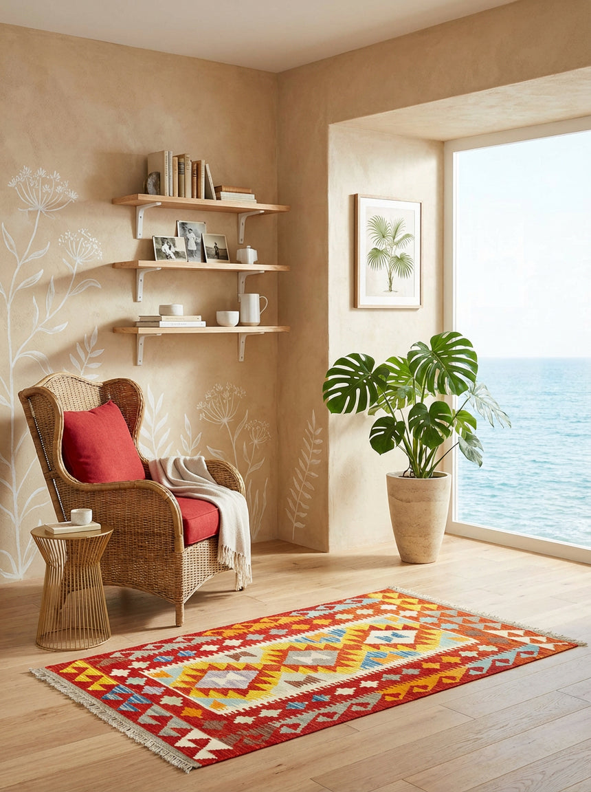 Kilim Afgano | 123 x 83 cm