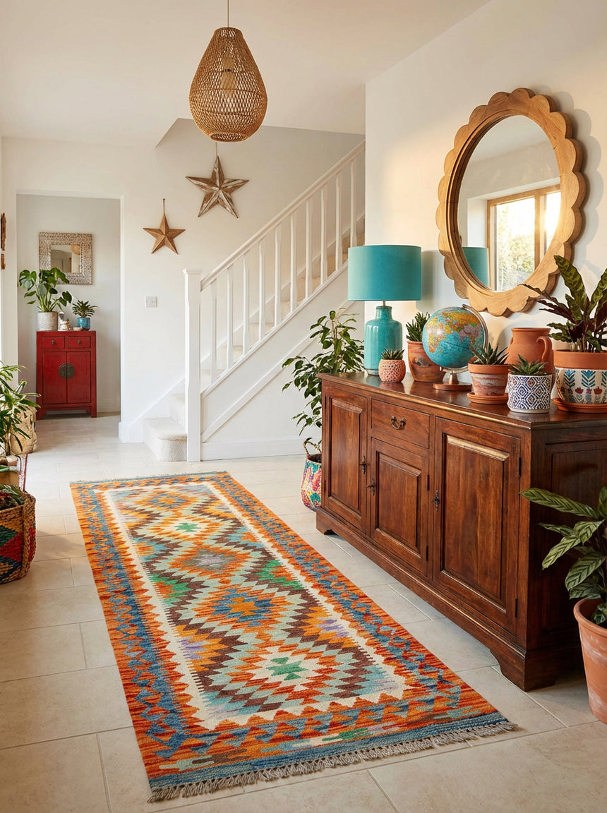 Kilim Afgano | 212 x 77 cm