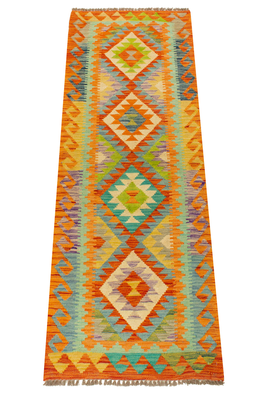 Kilim Afghan | 204 x 73 cm