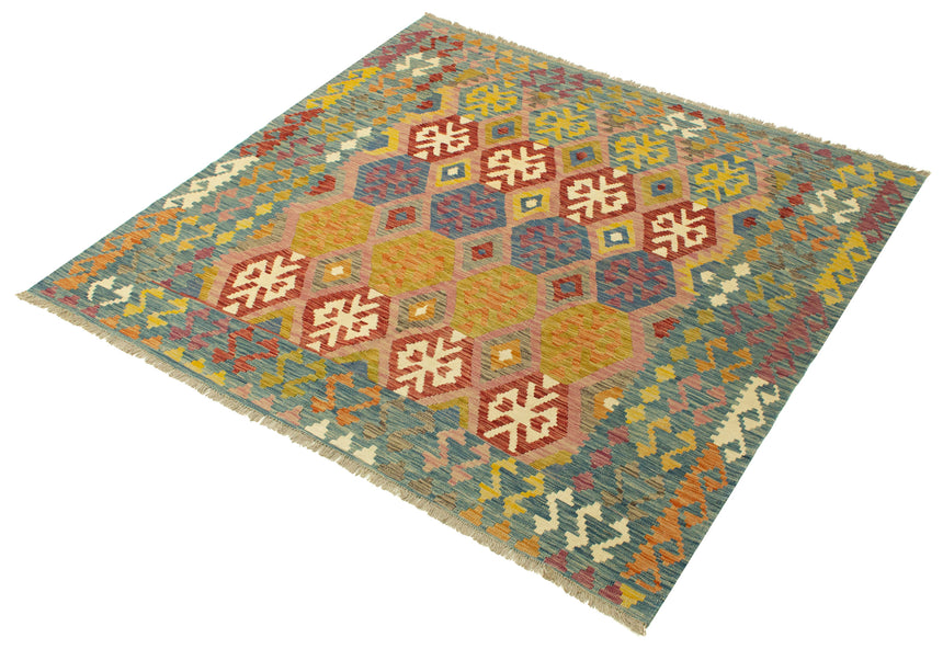 Kilim Afgano | 196 x 203 cm