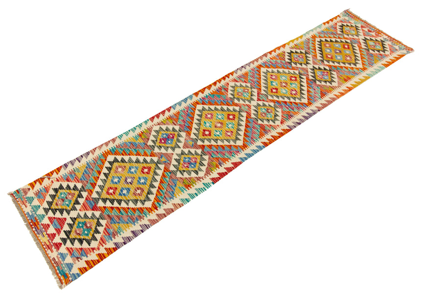 Afghan Kilim | 295 x 61 cm