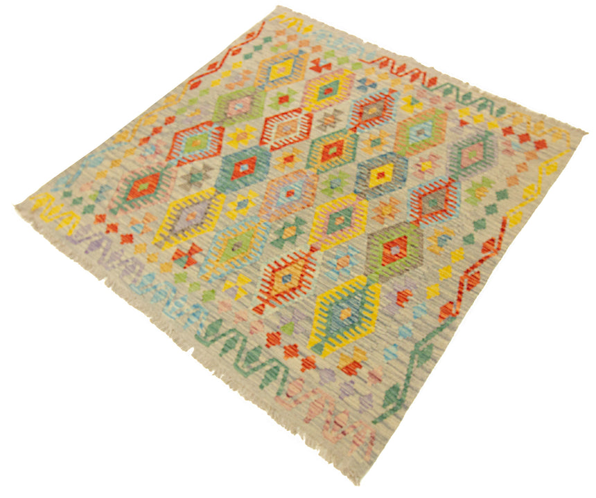 Kilim Afgano | 154 x 149 cm