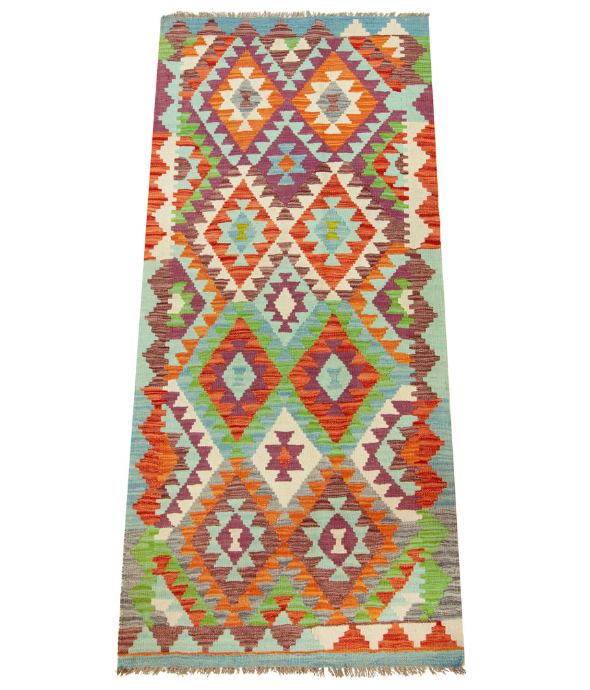 Kilim Afgano | 204 x 88 cm