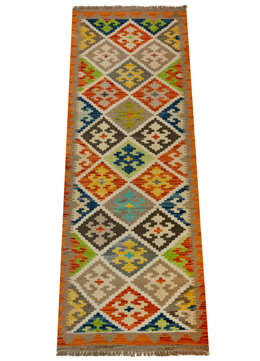 Kilim Afgano | 194 x 73 cm
