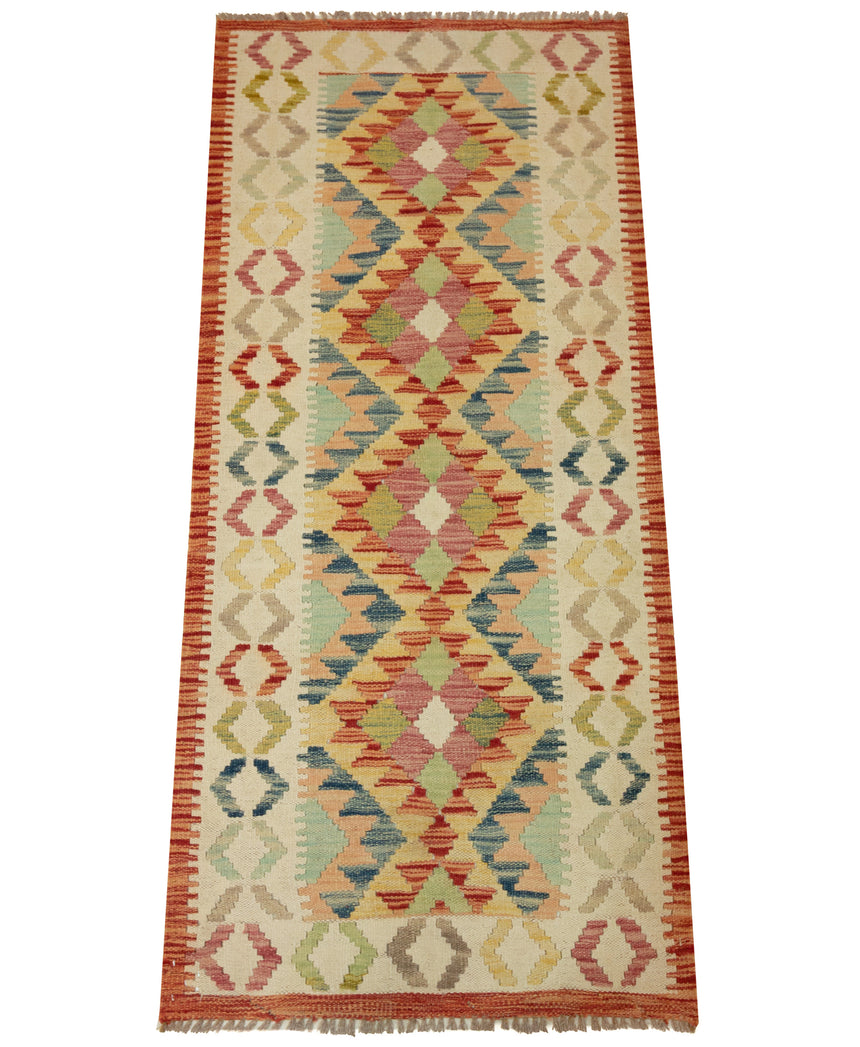 Kilim Afgano | 186 x 77 cm
