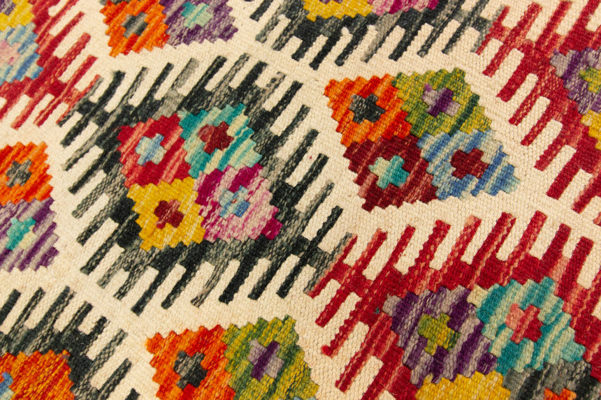 Kilim Afgano | 99 x 98 cm