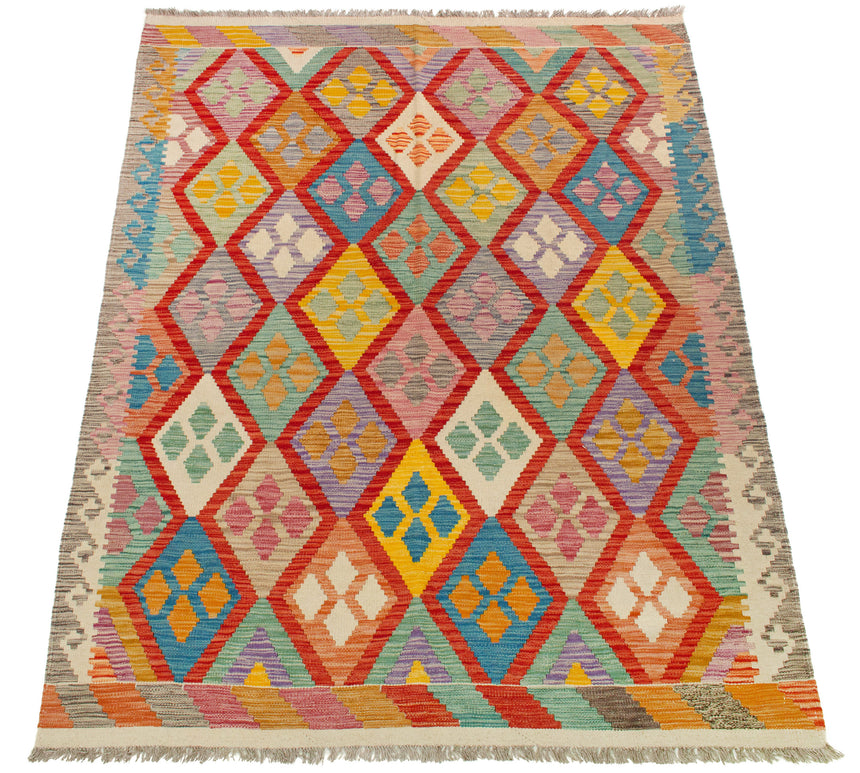 Kilim Afgano | 196 x 151 cm