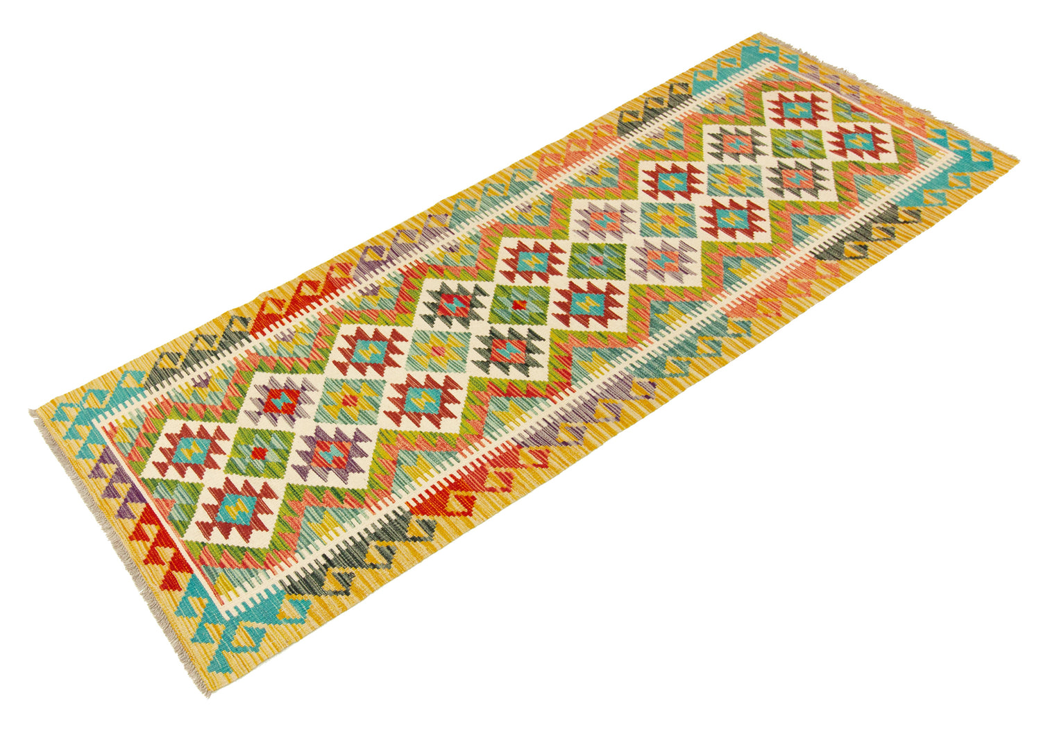 Kilim Afgano | 247 x 79 cm