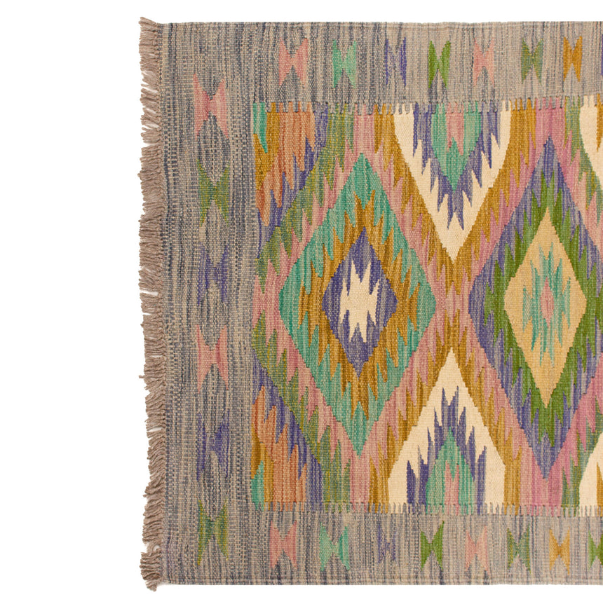 Kilim Afgano | 289 x 80 cm