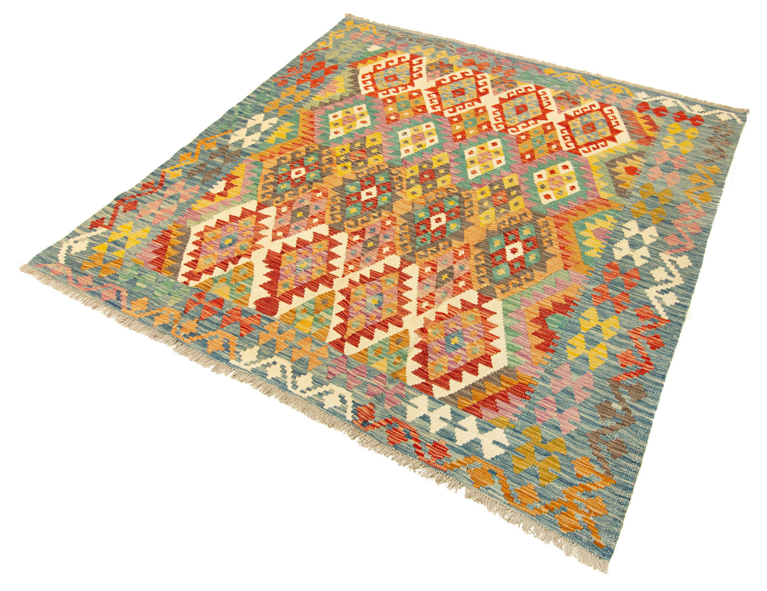 Kilim Afgano | 201 x 199 cm