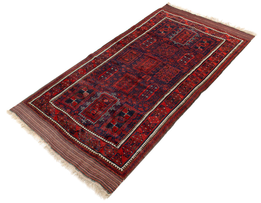 Alfombra Persa Antigua Baluch 100 años | 254 x 150 cm