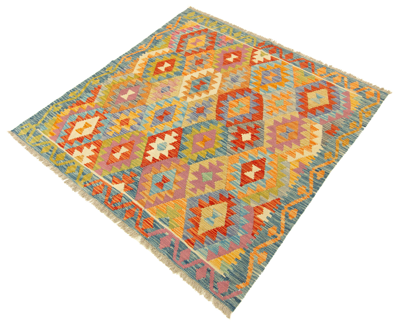 Kilim Afgano | 154 x 149 cm